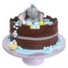 Dumbo in a Bath Tub Fondant Cake 1 dumbo in a bath tub fondant cake 1 From LallamTop Cake Shop