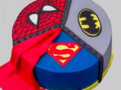 Dynamic Avengers Fondant Cake