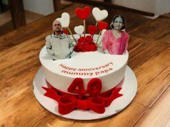 Elegant Anniversary Cake