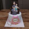 elegant grandmother child embrace cake 1 From LallamTop Cake Shop