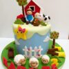 Farmyard Birthday Fondant Cake 1 farmyard birthday fondant cake 1 From LallamTop Cake Shop