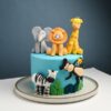 Jungle Safari Fondant Cake 2 fascinating fox cake 3 From LallamTop Cake Shop