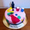 Fashion Designer Theme Customized Cake 1 fashion designer theme customized cake 1 From LallamTop Cake Shop