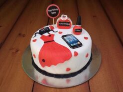 Fashionista Red Dress Cake
