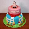 firm theme 2 tier cake 2 6ab1b2e593c35 From LallamTop Cake Shop