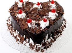 Flakey Hearts Black Forest Cake