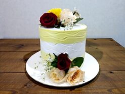 Floral Fantasy Designer Cream Cake
