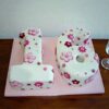 floral sweet sixteen fondant cake 2 From LallamTop Cake Shop