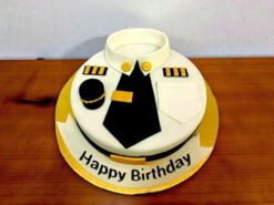Fly High Pilot Uniform Cake