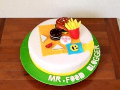 Food Blogger Theme Cake
