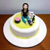 Foodie Girl Customized Cake 2 foodie girl customized cake 1 From LallamTop Cake Shop