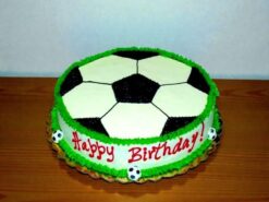 Football Cream Cake