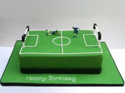 Football Ground Fondant Cake