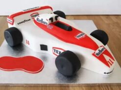 Formula 1 Car Fondant Cake