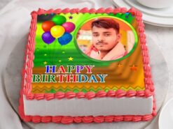 Frame-Worthy Birthday Photo Cake