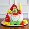 Fruit Party Fondant Cake 2 fruit party fondant cake 2 From LallamTop Cake Shop