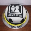 Game Over Bachelor Party Cake 2 game over bachelor party cake 1 From LallamTop Cake Shop