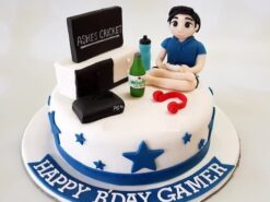 Gamer Birthday Fondant Cake from LallanTop Cake Shop - Delivery in East Delhi, South-East Delhi, Ghaziabad, and Noida