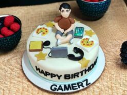 Gamer Boy Fondant Cake from LallanTop Cake Shop - Delivery in East Delhi, South-East Delhi, Ghaziabad and Noida