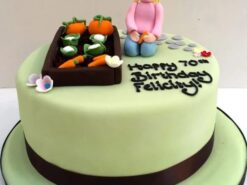 Gardending Theme Birthday Cake