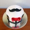 gentleman theme fondant cake 1 From LallamTop Cake Shop