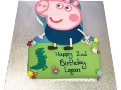 George Pig Designer Fondant Cake
