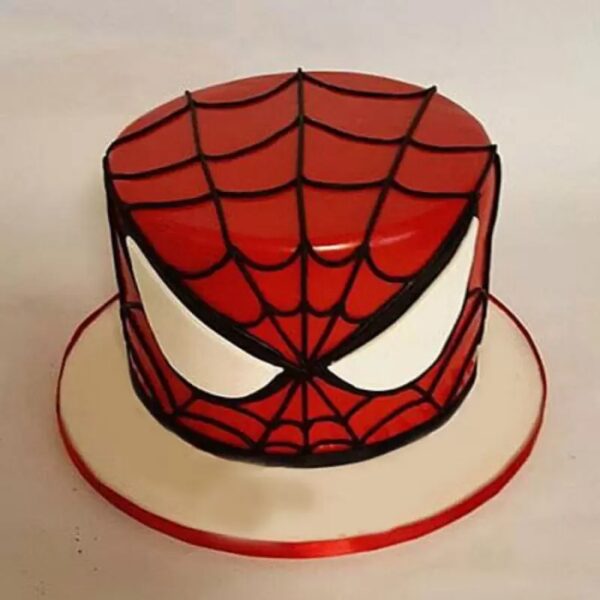 Glorious Spiderman Fondant Cake 3 Glorious Spiderman Fondant Cake