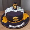 Golden Fortune Celebration Cake 1 golden fortune celebration cake 1 From LallamTop Cake Shop