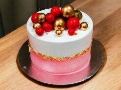 Golden Orb Celebration Cake