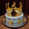 golden-royalty-money-cake