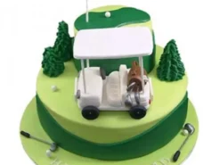 Golf Car Fondant Cake
