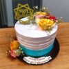 gradient bloom birthday cake 1 From LallamTop Cake Shop