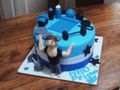 Gym Body Builders Birthday Cake