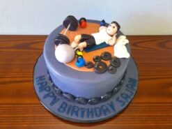 Gym Boy Theme Cake
