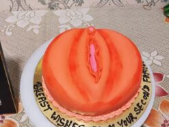 Vagina Theme Fondant Cake by LallanTop Cake Shop