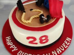 Gym Workout Cake