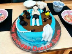 Gym Workout Theme Designer Cake from LallanTop Cake Shop - Delivery in East Delhi, South-East Delhi, Ghaziabad and Noida