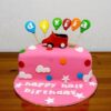 Half Birthday Fondant Cake 1 half birthday fondant cake 6 6ab1b2da87e73 From LallamTop Cake Shop