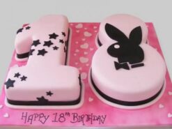 Happy 18th Birthday Fondant Cake