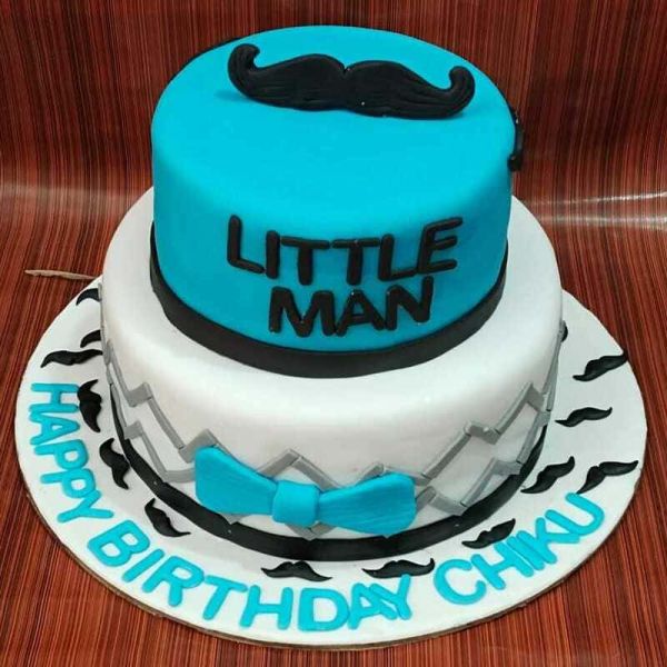 Happy 1st Birthday Little Man Cake 4 Happy 1st Birthday Little Man Cake - Image 2