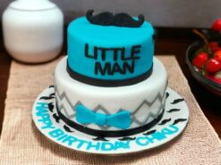 Happy 1st Birthday Little Man Cake