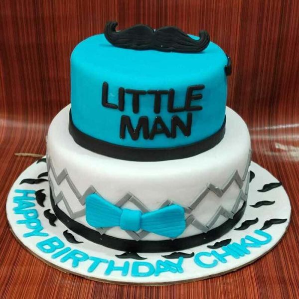 Happy 1st Birthday Little Man Cake 5 Happy 1st Birthday Little Man Cake - Image 3