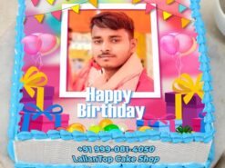 Happy Birthday Picture Paradise Cake