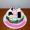 Happy Family Theme Fondant Cake 2 happy family theme fondant cake 2 From LallamTop Cake Shop