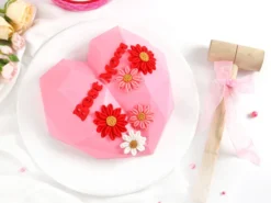 Happy Mother’s Day Heart Pinata Cake from LallanTop Cake Shop