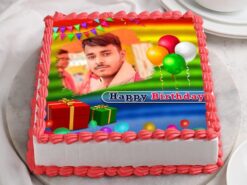 Happy Snap Birthday Photo Cake