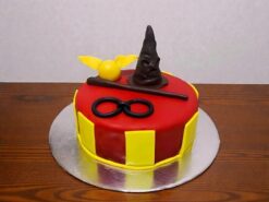 Harry Potter Theme Fondant Cake
