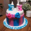 He or She Baby Shower Cake 2 he or she baby shower cake 2 From LallamTop Cake Shop