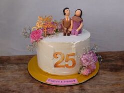 Heartfelt Milestone Cake