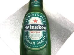 Heineken Beer Bottle Shape Fondant Cake
